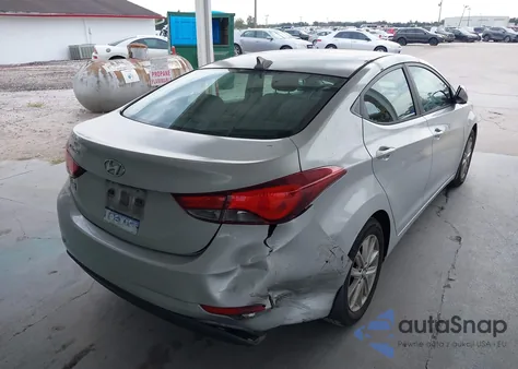 2015 Hyundai Elantra Se из США, поврежденный, VIN 5NPDH4AE5FH583916